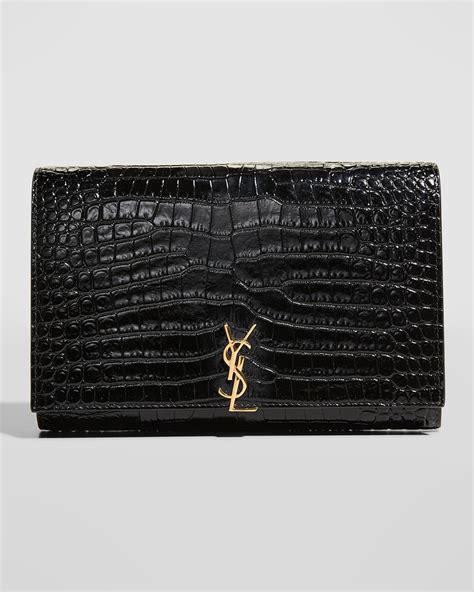 ysl wallet croc|WALLETS .